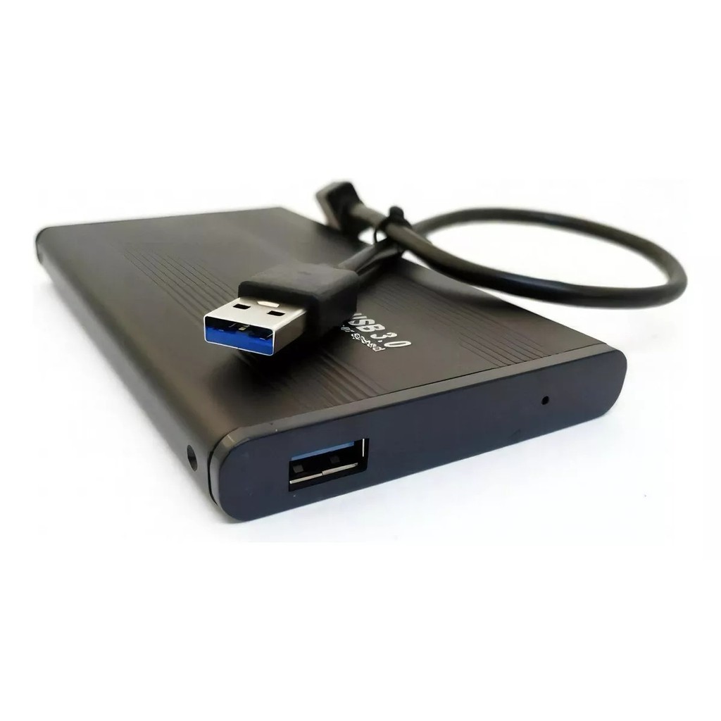 Case Suporte Gaveta Externo Para Notebook 2.5 Usb 2.0 Compativel Xbox Ps4 Pc One + Cabo de brinde
