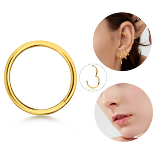 Piercing Helix Septo Rook Conch Argola Titânio Segmento Articulado em Oferta na Shopee