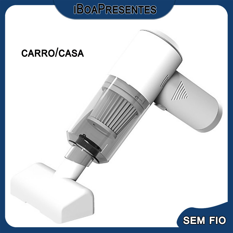 Aspirador De Pó Portátil Sem Fio Para Carro/casa Aspirador De Pó Para Carro