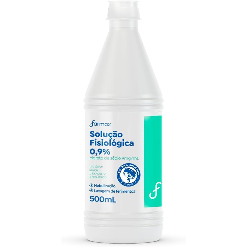 Soro Fisiológico 0,9% 500ml Farmax em Oferta na Shopee