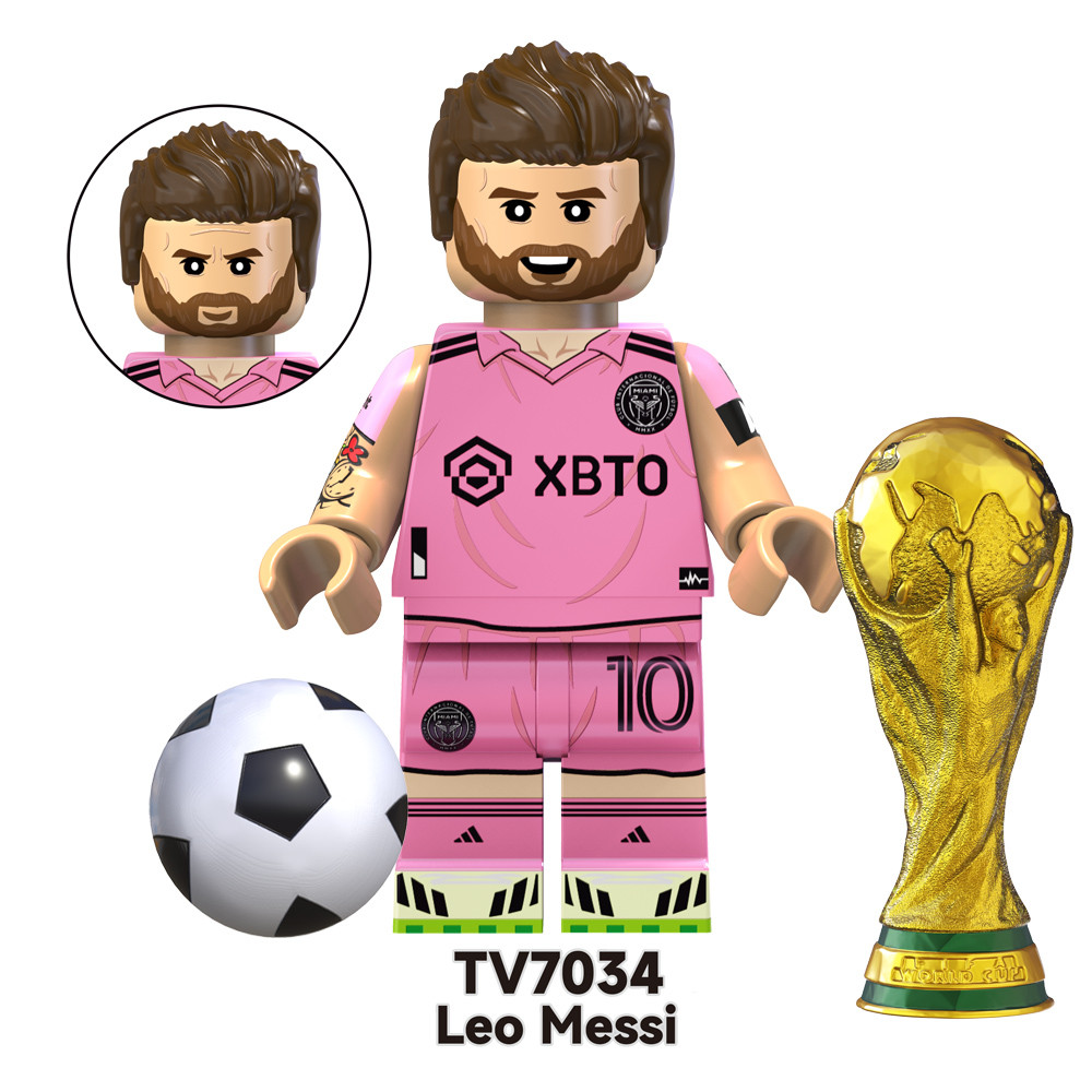 Blocos de montar, miniaturas de figuras, figuras de futebol, presentes de aniversário — imagem 2 de 2