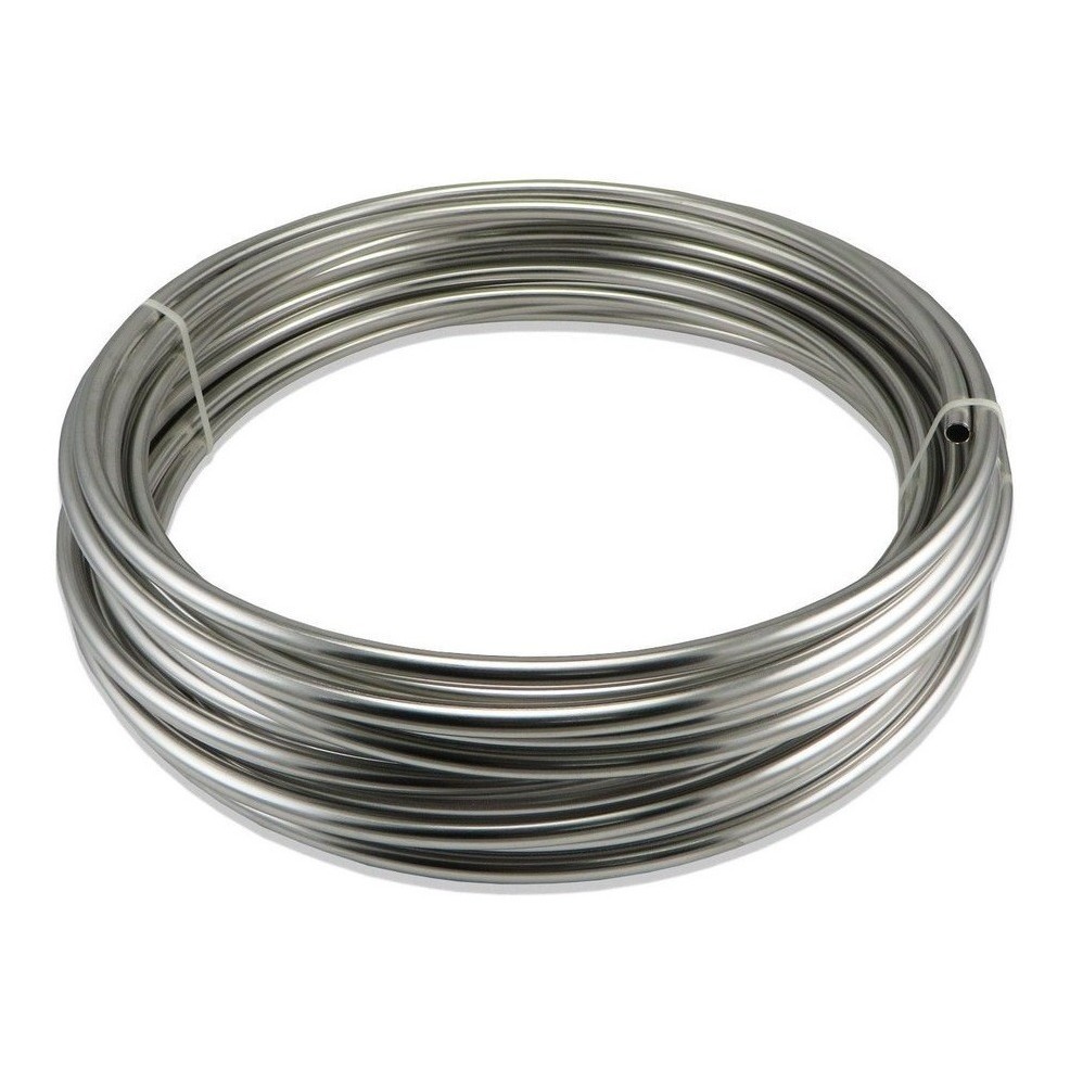 Tubo Flexível Serpentina Inox 304 - 3/8 - 10 Metros