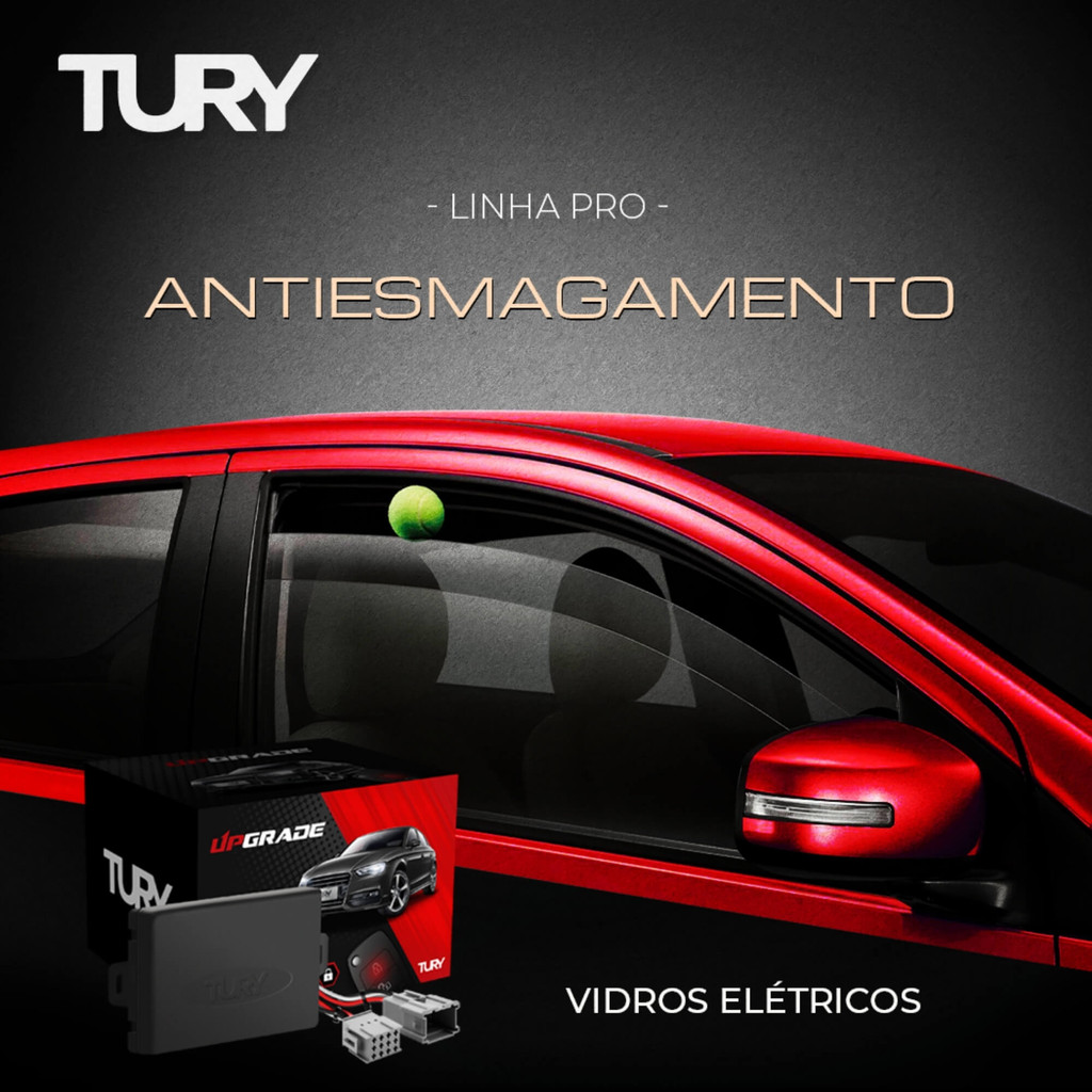 Detalhes do Módulo Automação de Vidros Elétricos compatível com Air Cross, 2008 e 208 Tury - PRO 4.16BM