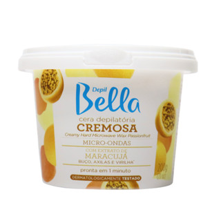 Cera Depilatória Micro-ondas Maracujá Buço Depil Bella 200g em Oferta na Shopee