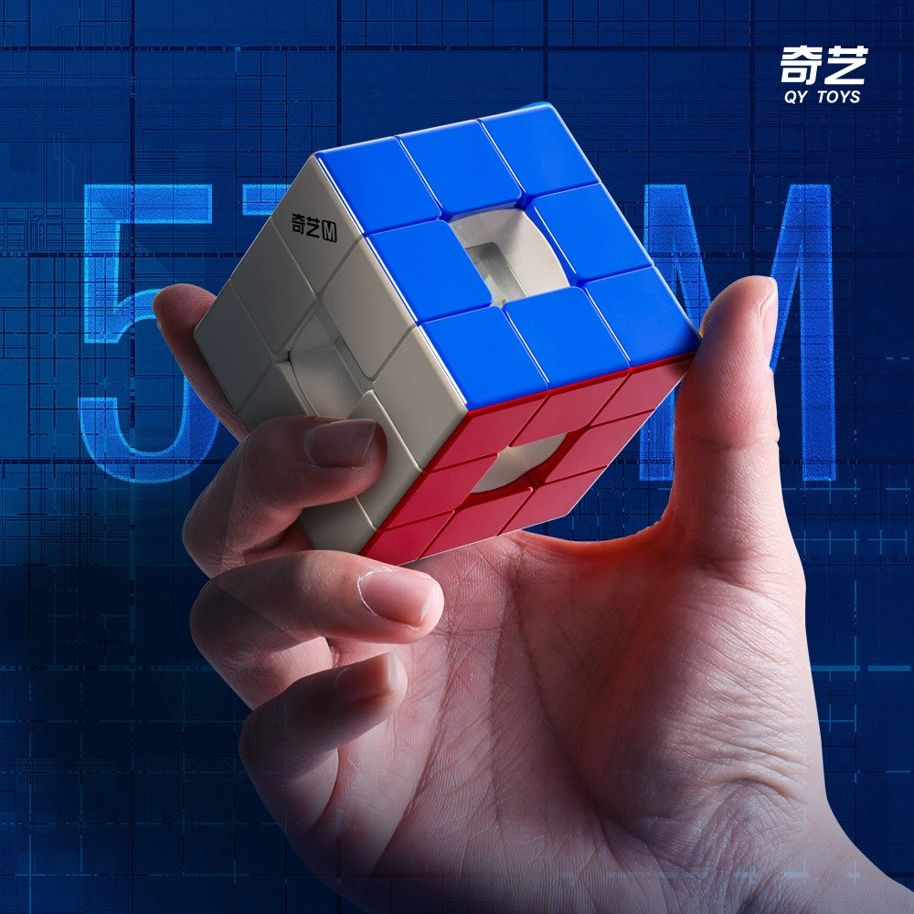 Cuberspeed Qiyi New Vold 3x3 Cube (New Void 3x3 M), Presente Brinquedos Cubo Mágico para Crianças Crianças n