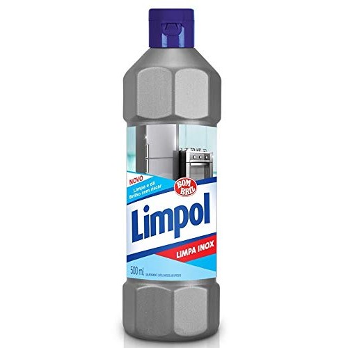 Limpador de Metais Limpol Limpa Inox 500ml - Home & Living