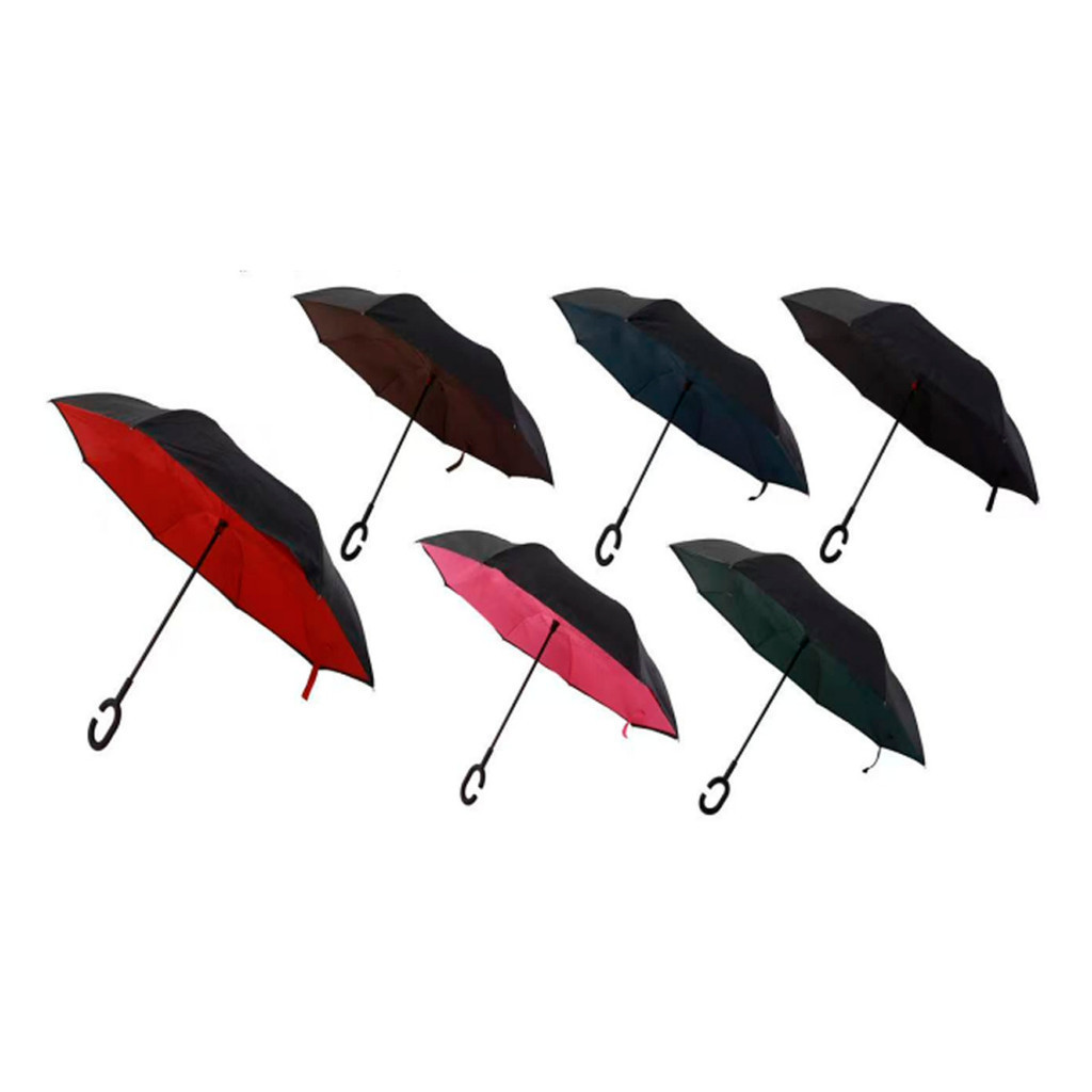 Guarda Chuva Com punhal C 08 Varetas Grande Contra Chuva Modelos Variados Colorido P-136