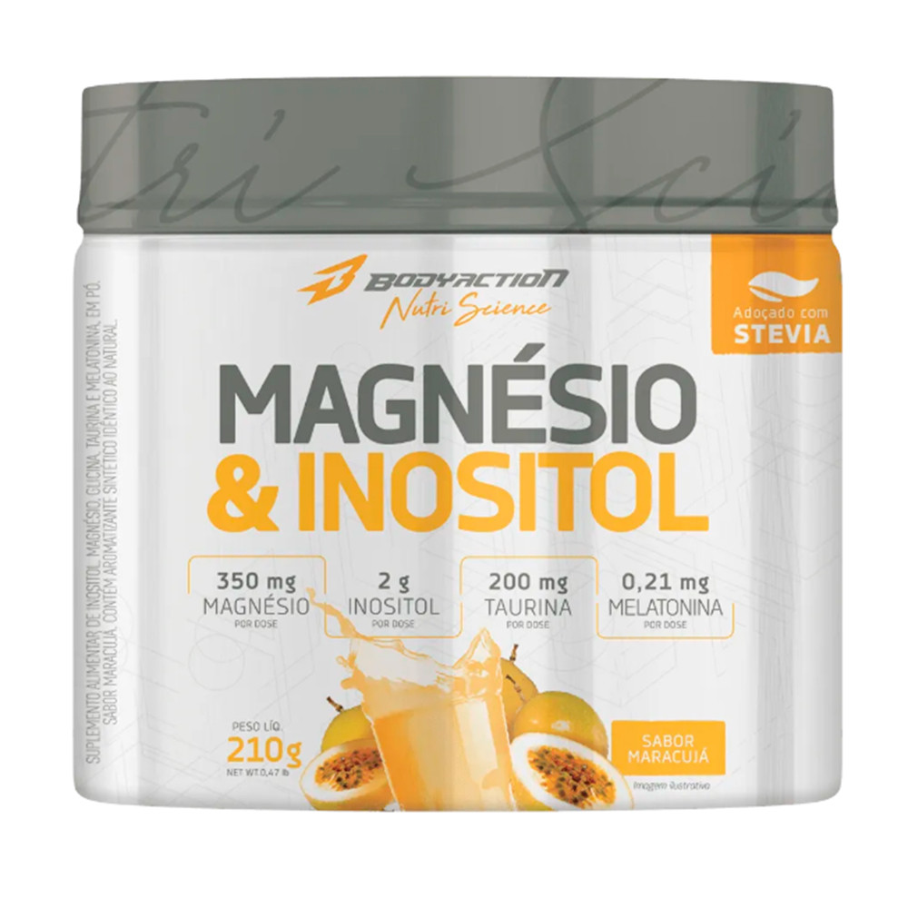 Magnésio & Inositol 210g - Body Action