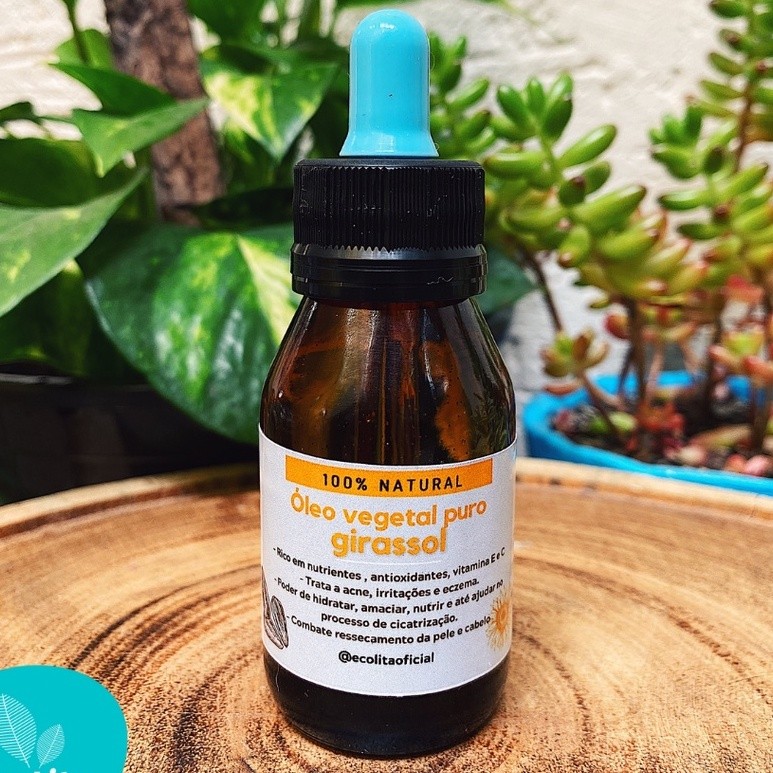 Óleo vegetal de girassol | Puro e Vegano