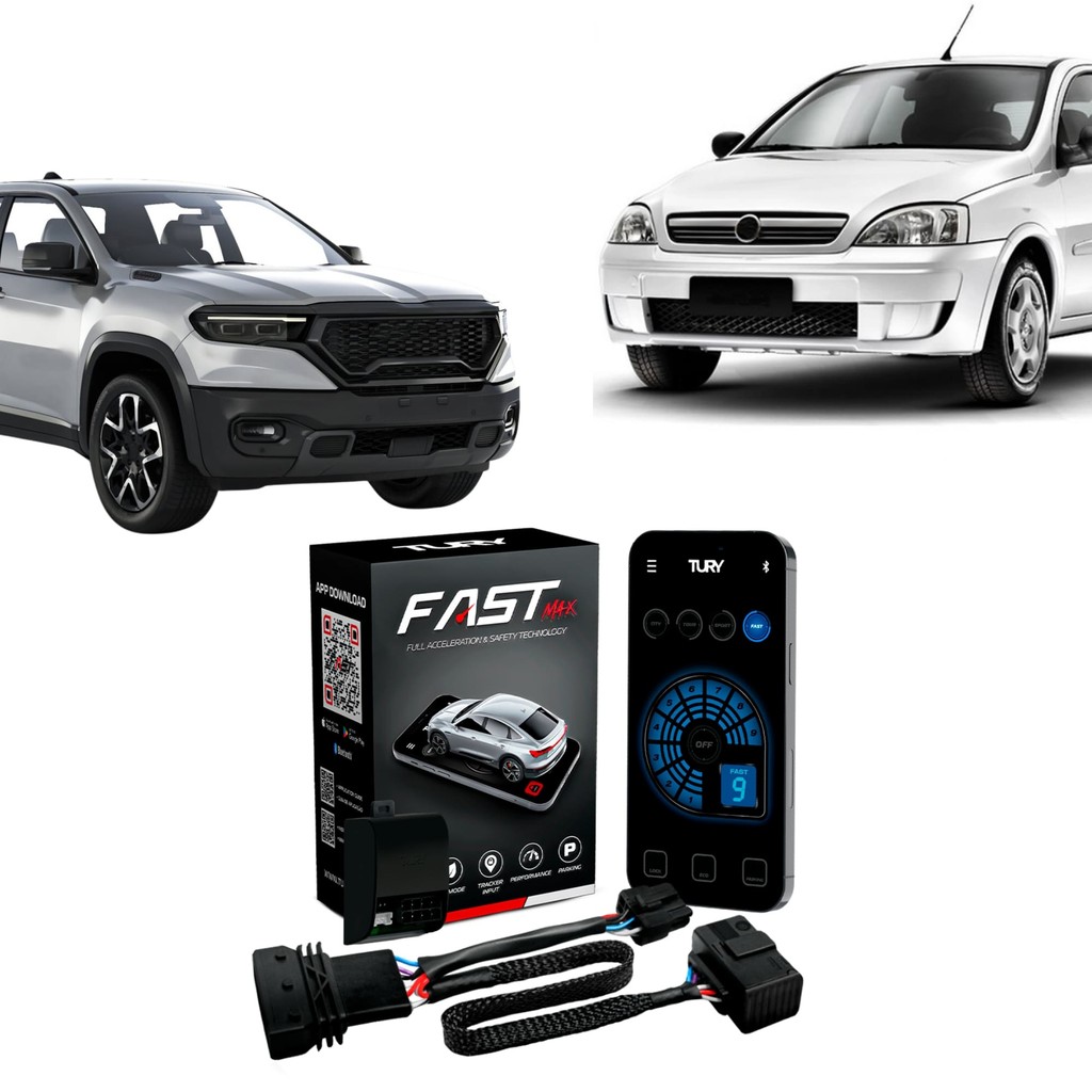 Módulo Variador Avanço Acelerador Eletrônico Tury - FAST MAX 5.0 B em Oferta na Shopee