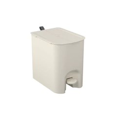 Lixeira Borboleta com Pedal Coza 12L Light Gray