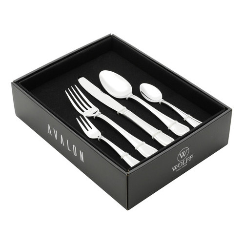 Faqueiro 30 Peças em Aço Inox Avalon Wolff