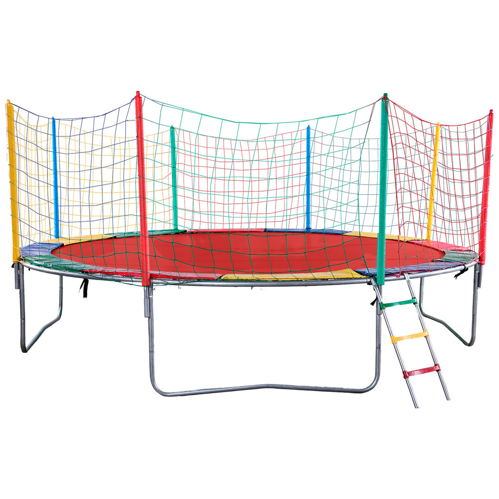 Cama Elástica 4,27m 72 molas Lona Cores Lisas sem Emenda em Oferta na Shopee