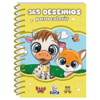 365 Desenhos para Colorir — Diversão e criatividade a cada dia com ilustrações incríveis! em Oferta na Shopee