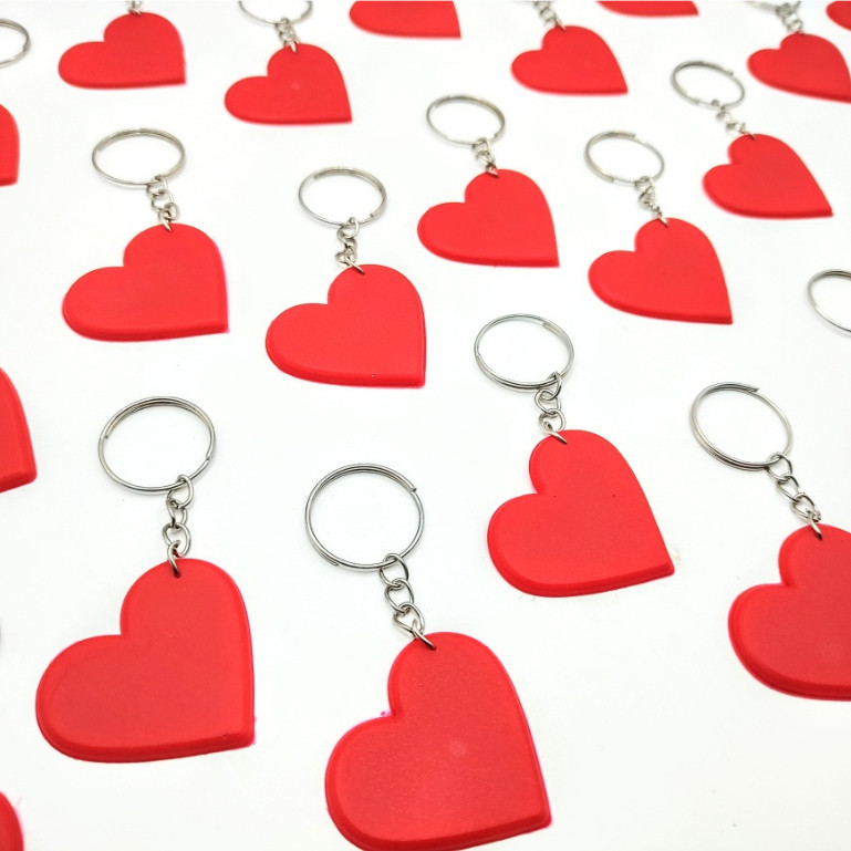 Chaveiro De Coração 10 Unidade Barato Atacado Brinde dia Das Mães Love you em Oferta na Shopee