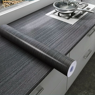 Papel de Parede Madeira 3D 5 METROS X 45CM Auto Adesivo Colante - Preto Marmorizado Rushed em Oferta na Shopee