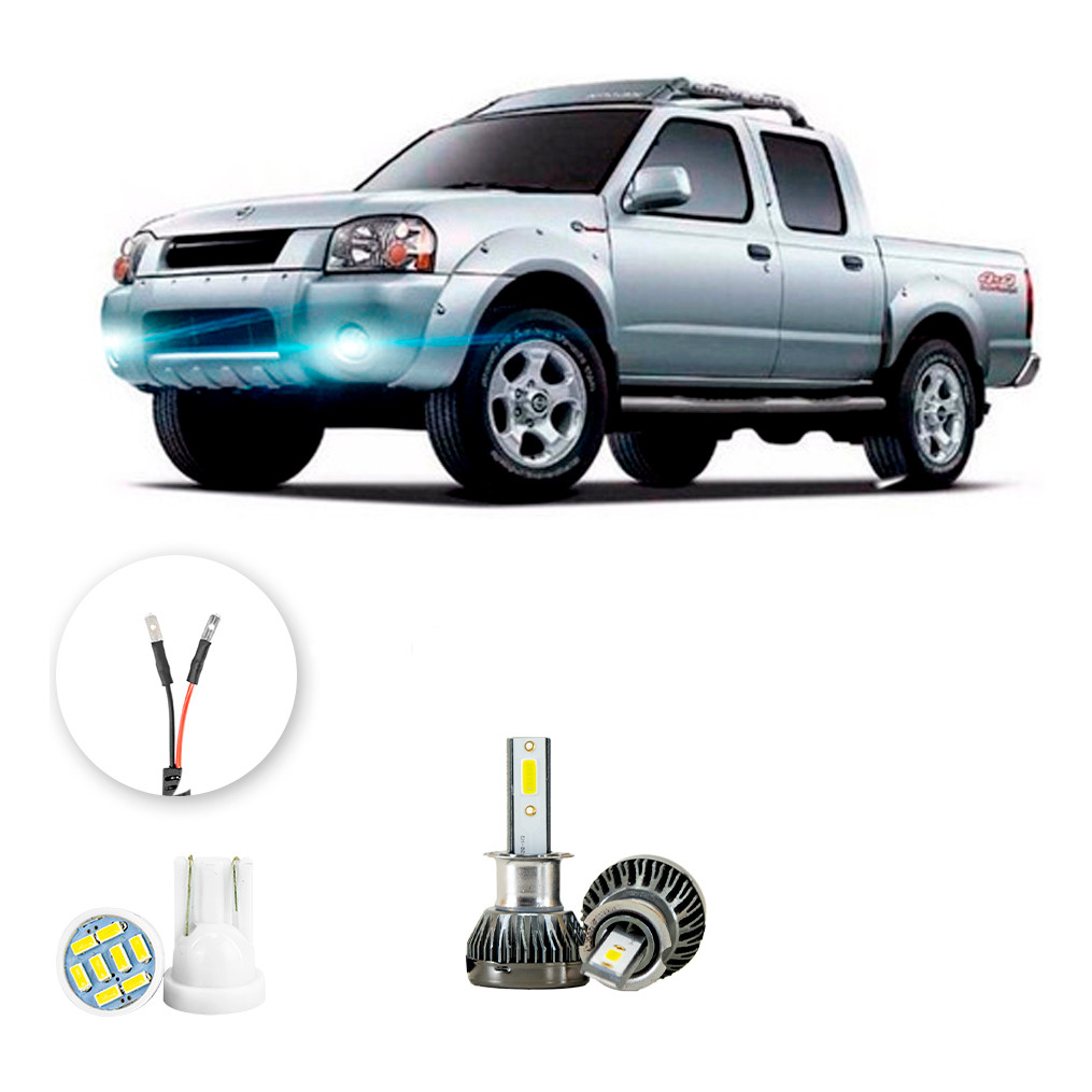 Ultra Led Nano 22000lm Nissan Frontier 2003-2007 Farol Milha