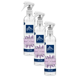 Kit 3 Odorizador Ambiente Relax Lavender Glade Home Fragrance Frasco 265ml cada em Oferta na Shopee