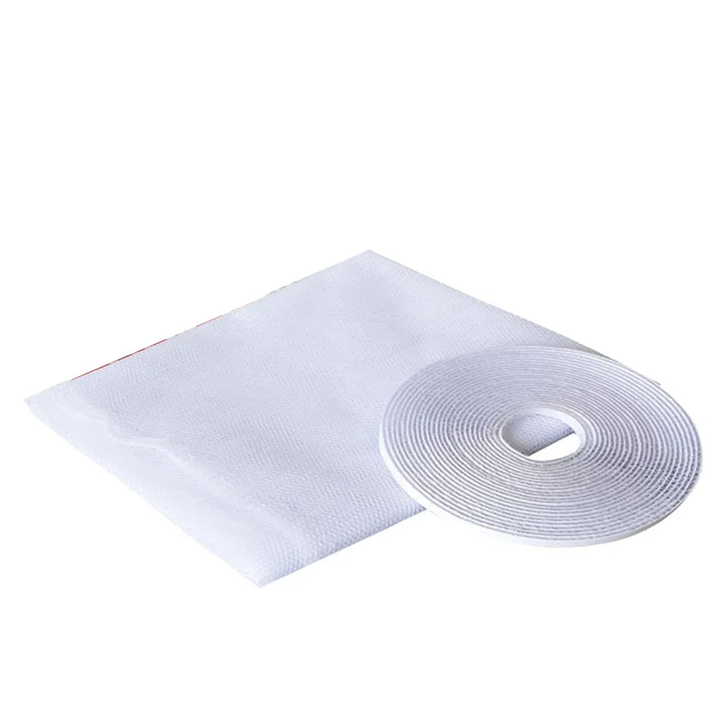KIT 2 MOSQUITEIRO TELA JANELA PORTE COM VELCRO AJUSTÁVEL 180X150CM