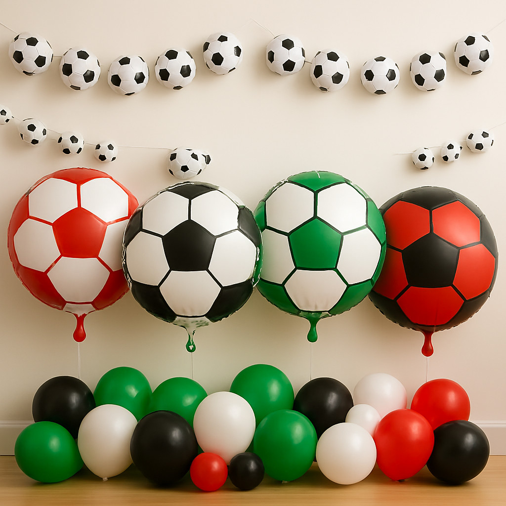 Balão Bola De Futebol c/ 5, 10 e 20 uni, Festas, Aniversários, Eventos em Oferta na Shopee