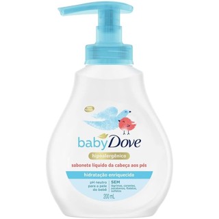 Baby Dove Sabonete Líquido Hidratação Enriquecida 200 mL em Oferta na Shopee