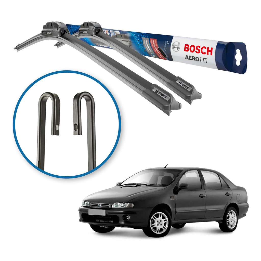Palheta Limpador Parabrisa Original Bosch Fiat Marea 1998 A 2007 em Oferta na Shopee