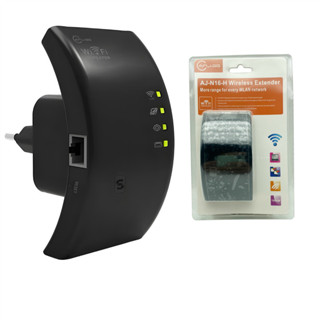 Repetidor WiFi 300Mbps 2.4GHz Amplificador de Sinal Wireless Extensor com Porta RJ45 em Oferta na Shopee