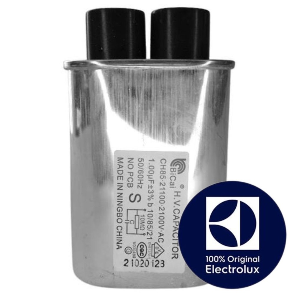 CAPACITOR 1,00µF PARA MICROONDAS ELECTROLUX ORIGINAL MEC41-ME41X