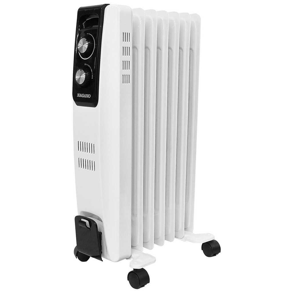 Aquecedor Elétrico a Óleo Portátil 1500w Silencioso - 110V