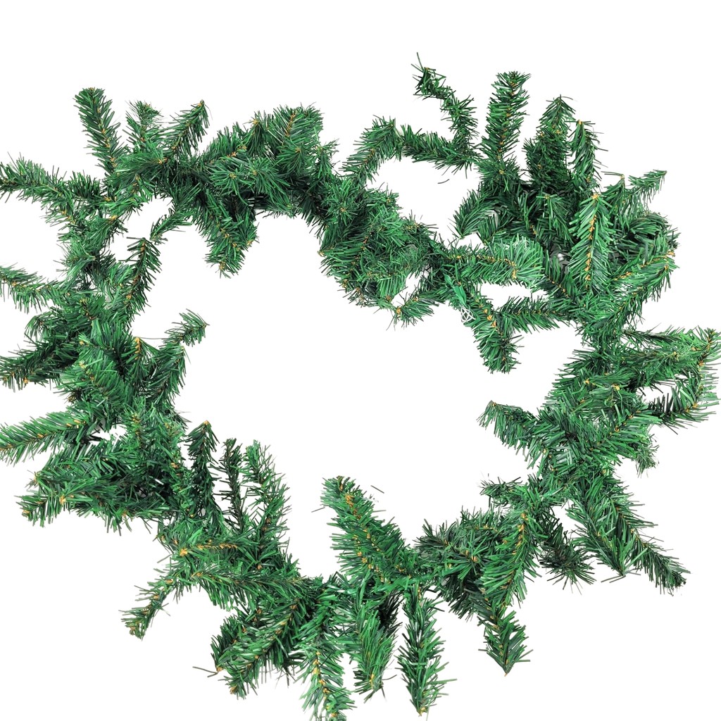 Festão Natalino Aramado Verde 180cm Enfeite De Natal