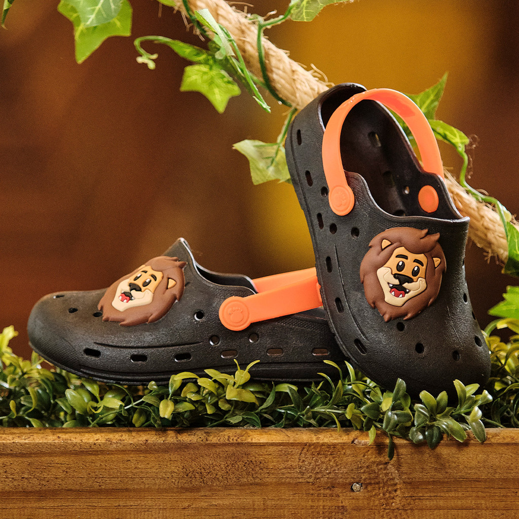 Sandália Injetada Infantil Menino Confortável Leve Lançamento Mundo Animal Leão Leonel em Oferta na Shopee