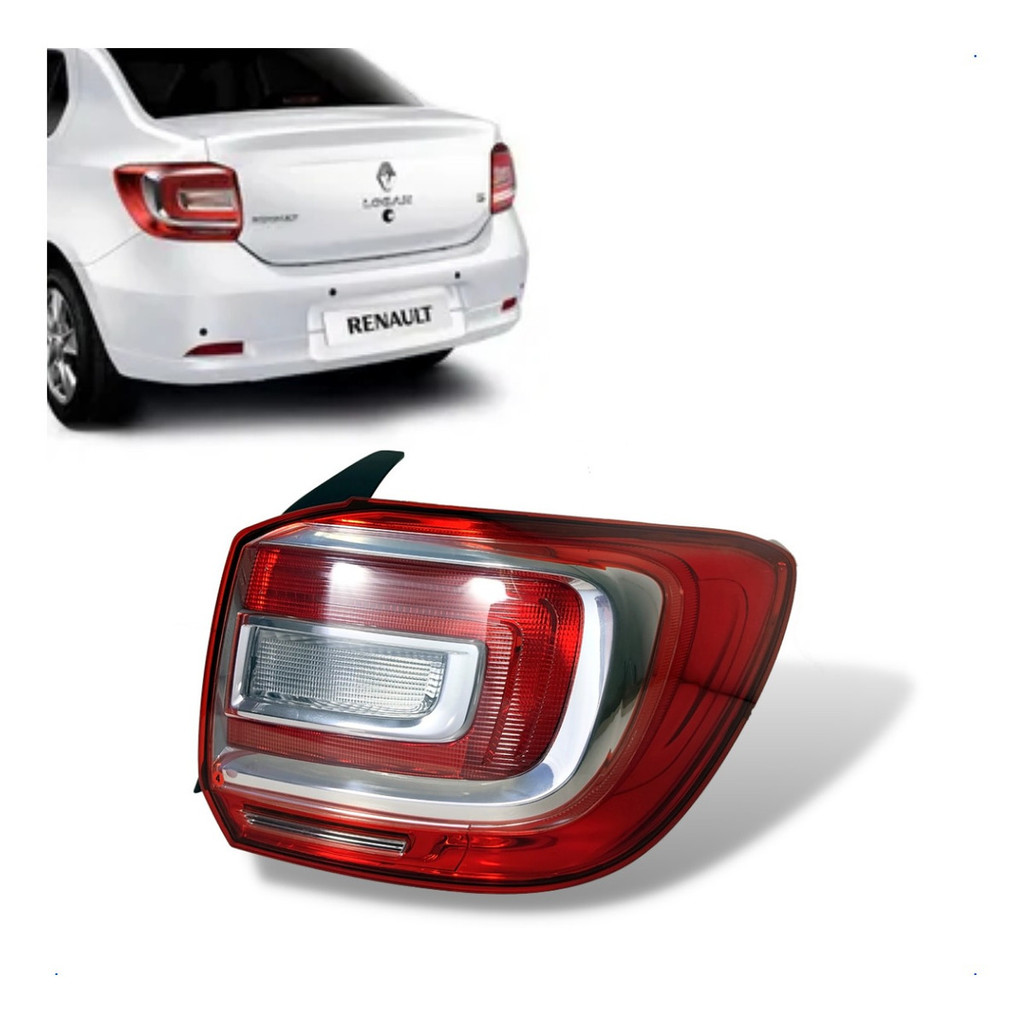 Lanterna Traseira Logan 2014 15 2016 2017 2018 2019 20 21 22 em Oferta na Shopee
