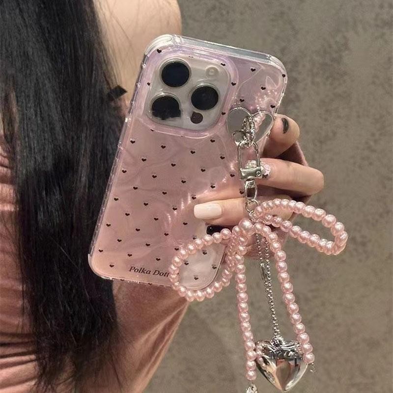 Capa De Arco De Contas De Pérola Para Samsung Galaxy A15 A35 A55 A34 A54 A06 A36 A16 S24 S23 S22 Ultra S21 S22 Plus S20 — imagem 2 de 2