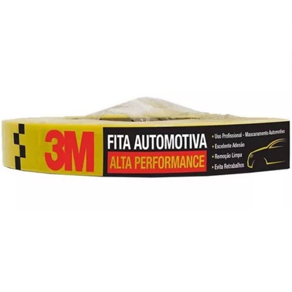 Fita Crepe Automotiva de ALTA Performance 18MM X 50M