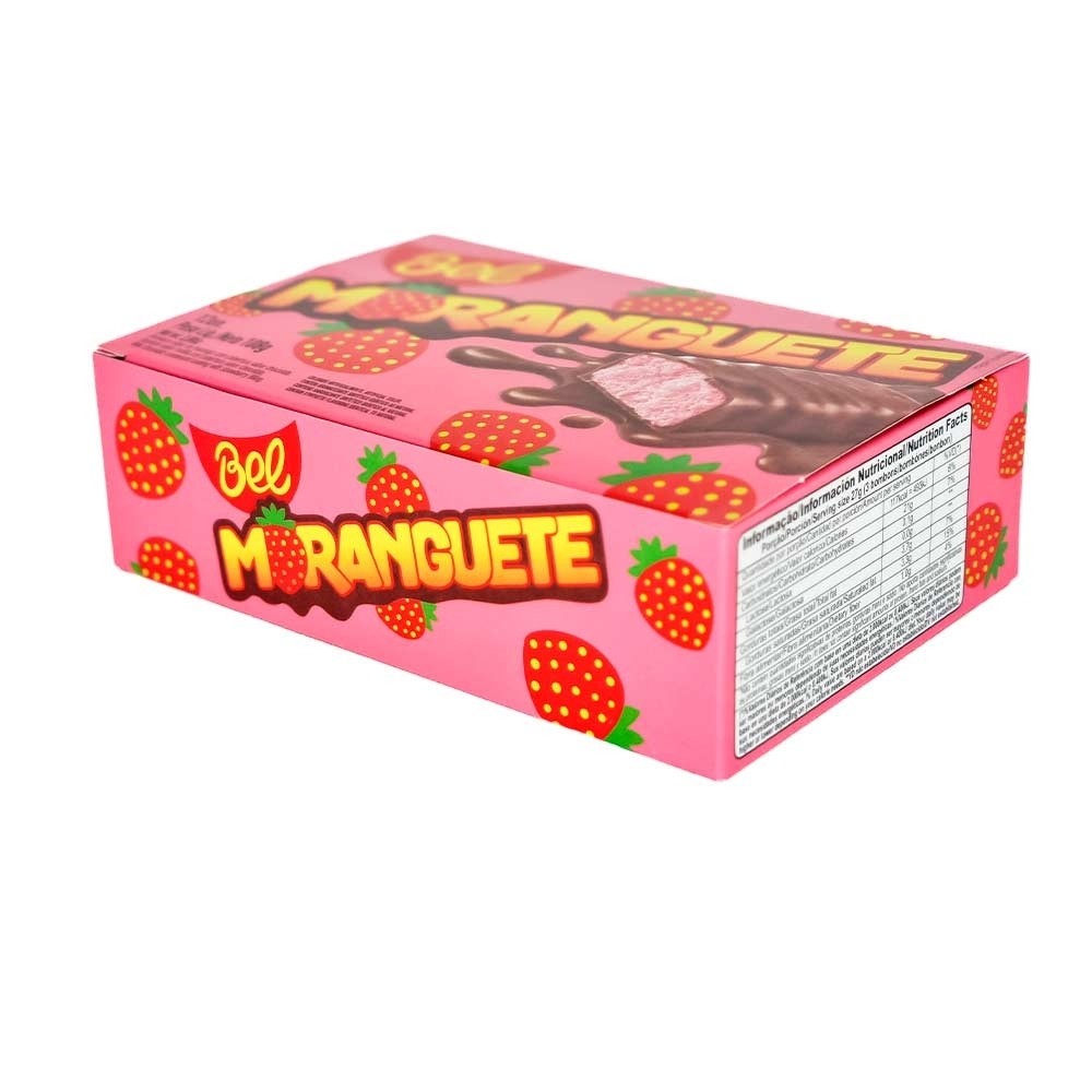 Bombom Morango Cobertura Chocolate Moranguete c/12 - Bel