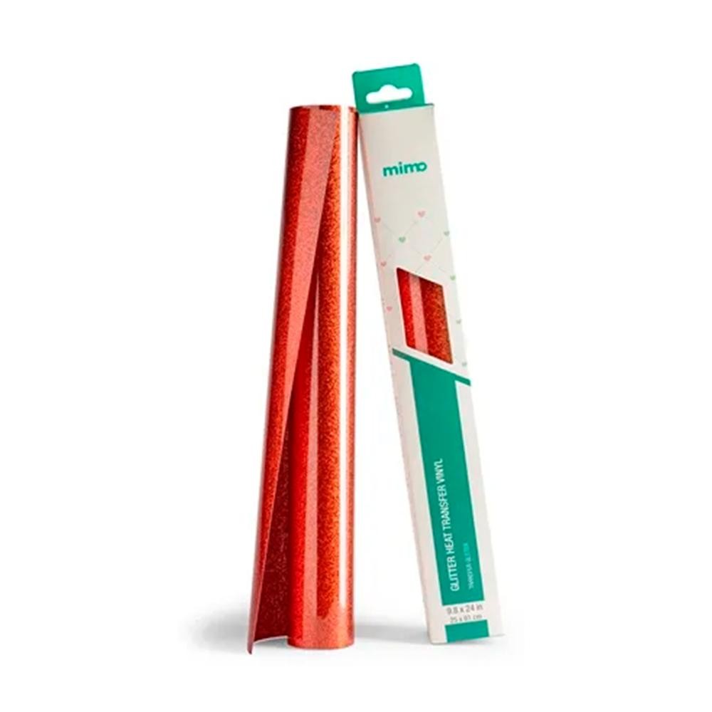 Transfer Glitter - Vermelho Puro - Mimo - 25 x 61 cm- 1 Unid em Oferta na Shopee