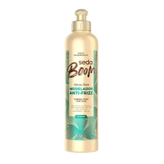 Creme de Pentear Cabelo Cacheado Seda Boom Antifrizz 350ml em Oferta na Shopee