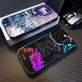 Case For iPhone 16 15 14 Plus 13Pro Max 12Pro 11 XS Max XR ip7 7plus 8p SE 2020 Individualized Graffiti Cover em Oferta na Shopee