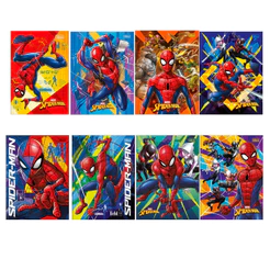 Caderno brochurão capa dura universitario 1x1 80 folhas Homem Aranha Tilibra