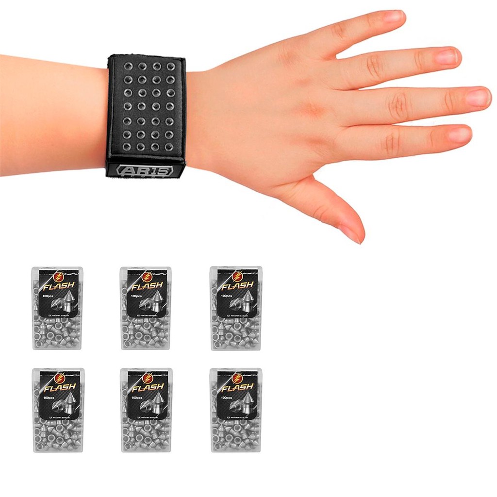 Suporte Porta Chumbinho 28 Furos 5.5mm + Chumbinho Rossi Sport 5.5 em Oferta na Shopee