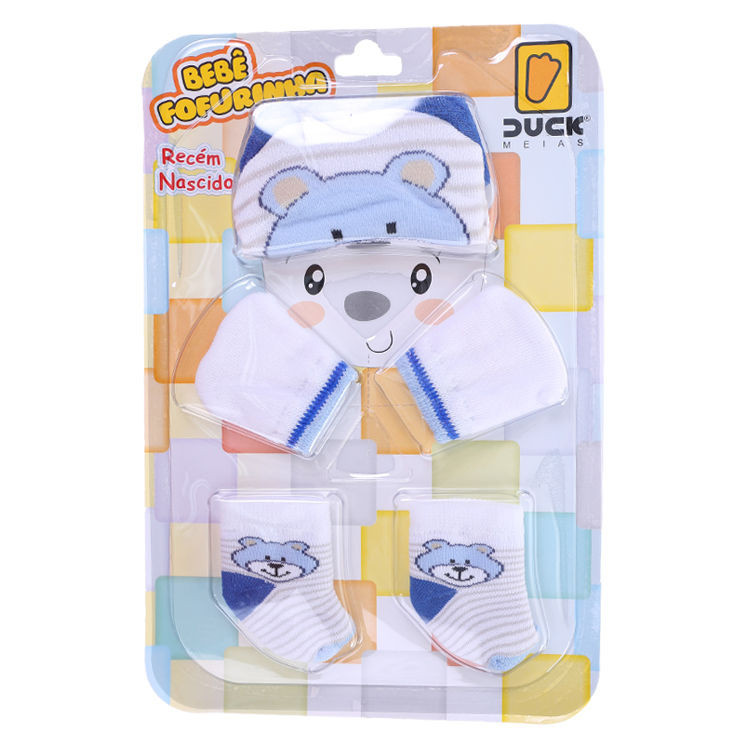 Kit Enxoval Duck Estampa Urso - 3 Peças