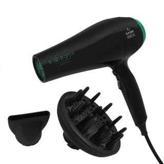 Secador de Cabelo GA.MA ITALY Babosa Ceramic Íon Com Difusor de Ar 2100W Preto/Verde 127V em Oferta na Shopee