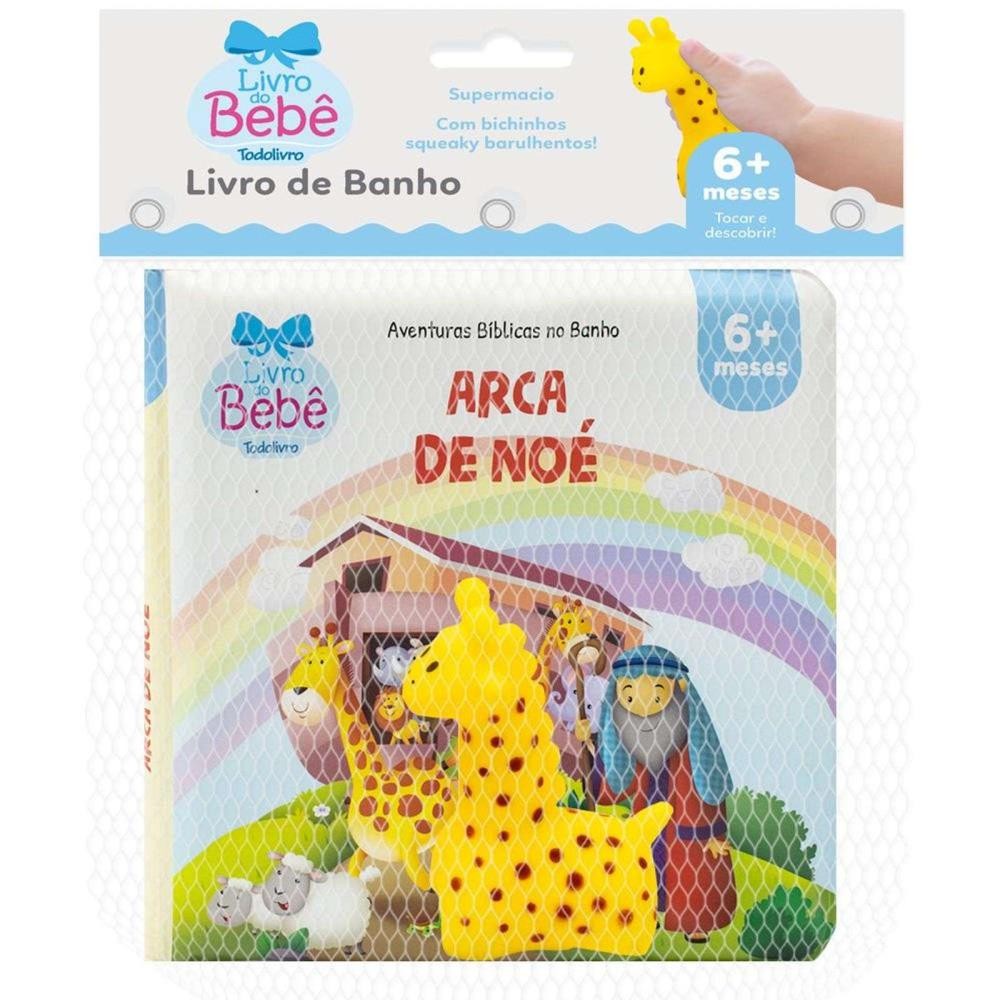 Livro de Banho com Bichinhos Arca de Noé