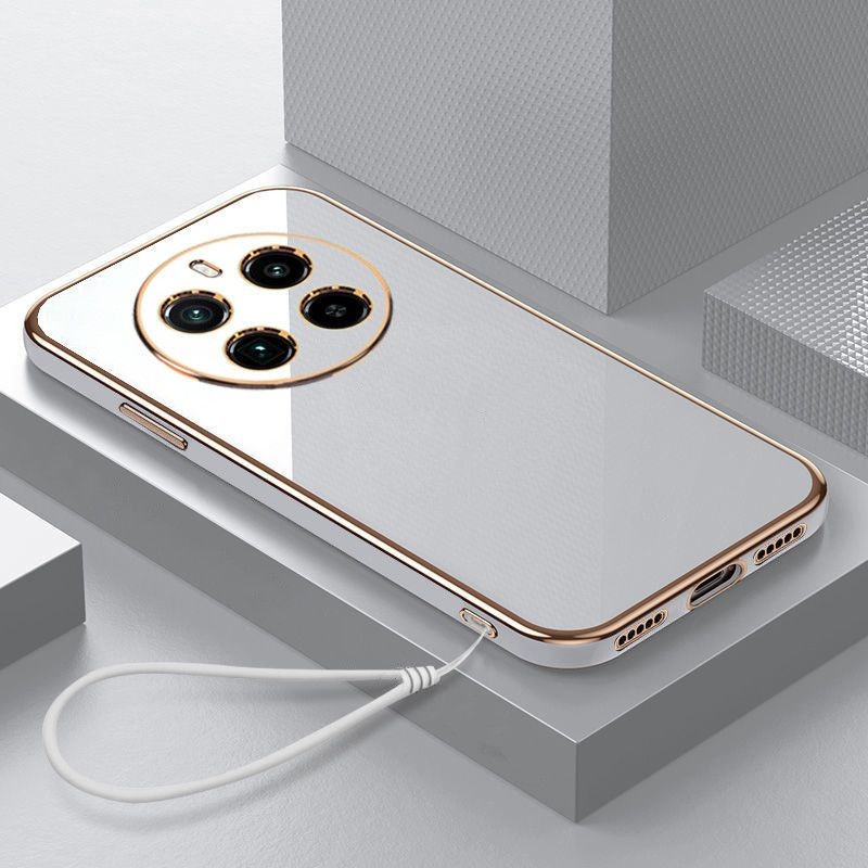 Para Realme 12 Pro + Caso 12Pro Ultra P1 De Telefone Borda Reta Galvanoplastia Chapeamento À Prova De Choque Silicone Ca em Oferta na Shopee