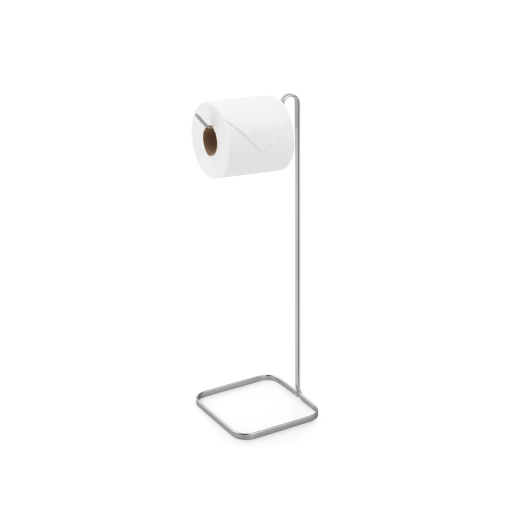 Suporte De Chão Papel Higiênico Para Banheiro Lavabo Piatina Cromo Fosco Arthi em Oferta na Shopee