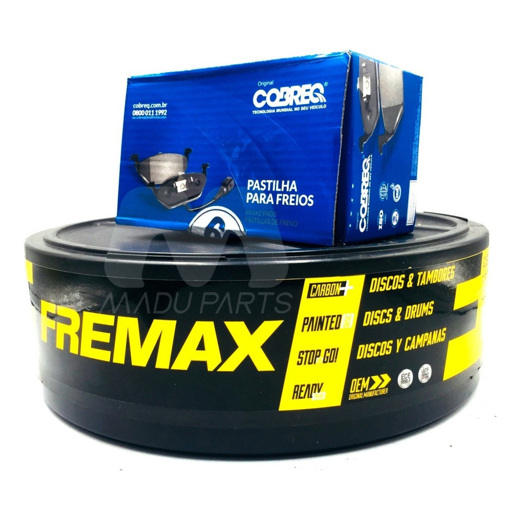 Discos Freio Pastilhas Dianteiras Palio Punto 1.6 2013 2014 2015 2016