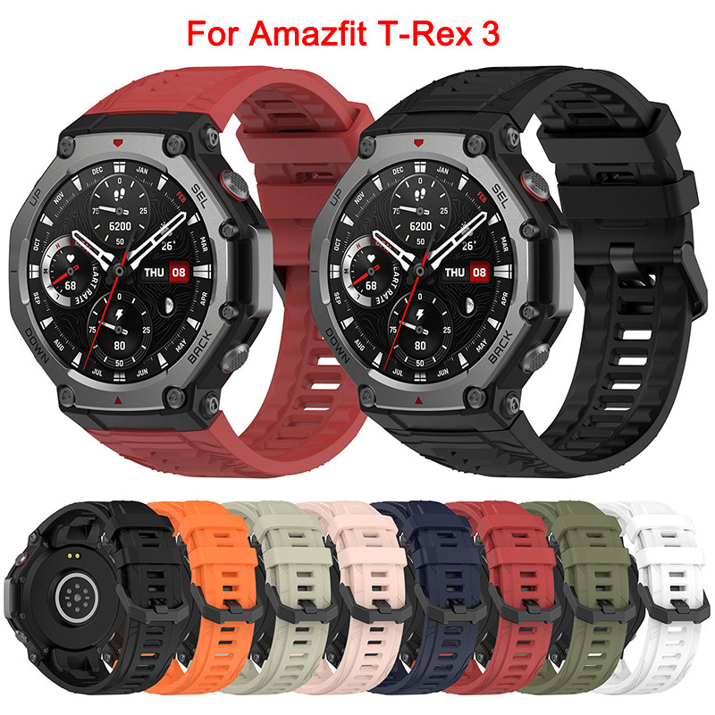 Pulseira De Relógio De Silicone Para Huami Amazfit T-Rex 3