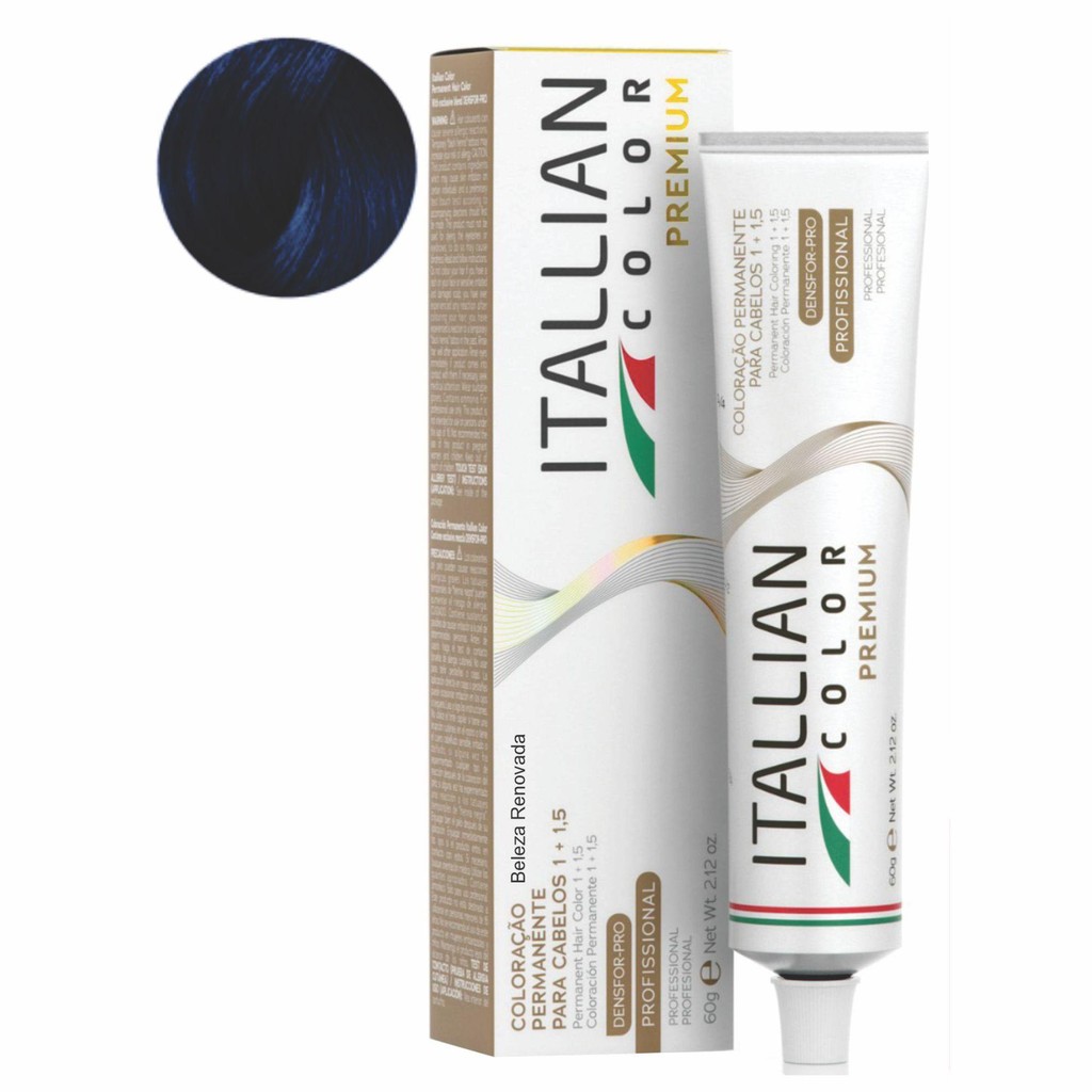 Coloraçao Itallian Color Professional CB Corretor Azul 60 g em Oferta na Shopee