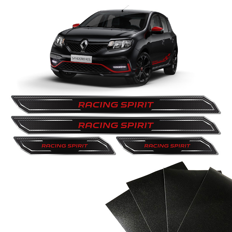 Soleira Diamante Sandero Racing Spirit E Protetor De Porta