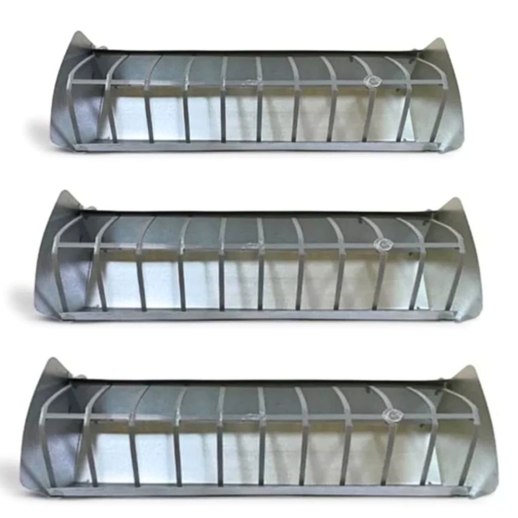 3 Comedouro Codorna Pintos Frangos Galinhas 50 cm